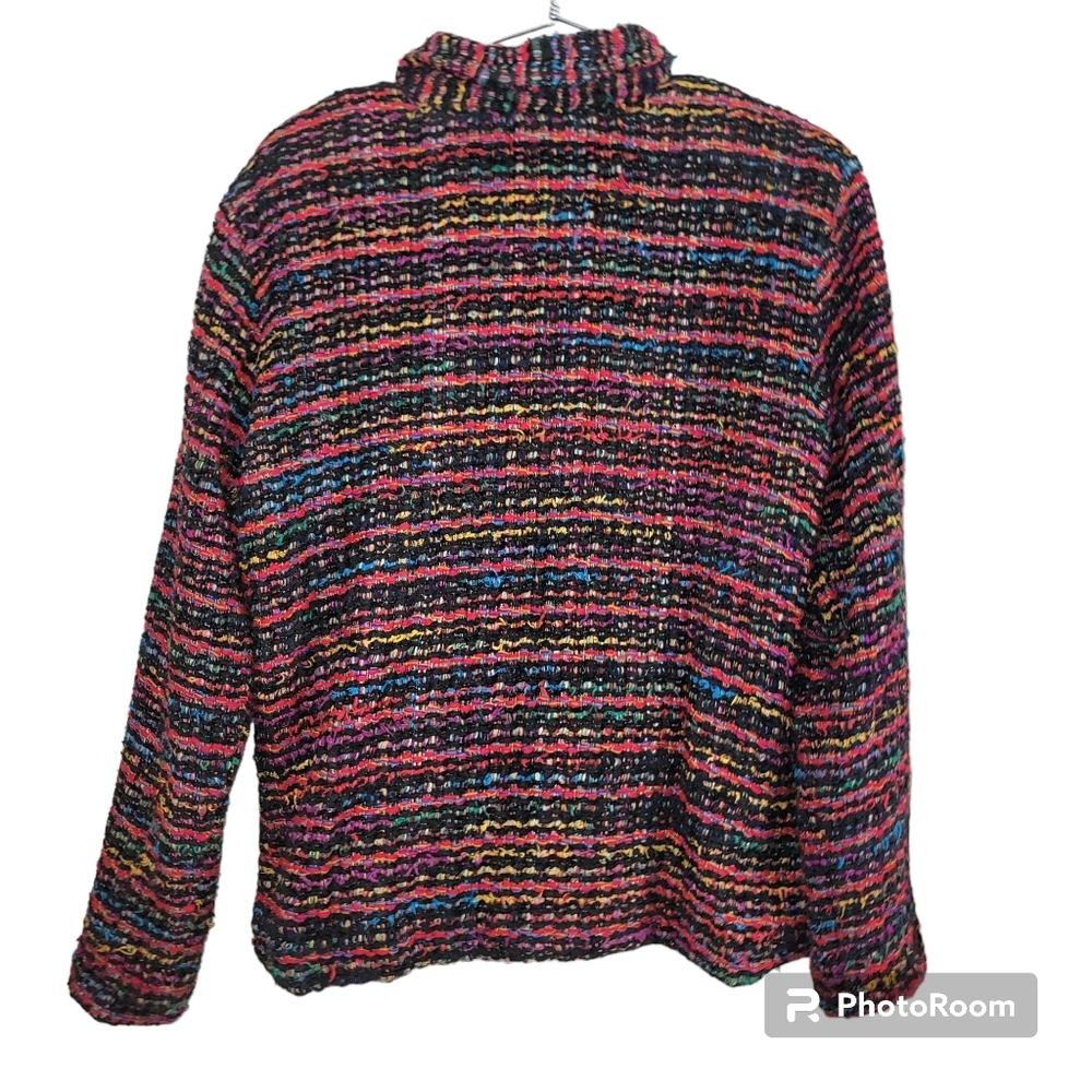 Notations Petite Multicolored Jacket Size Pl - image 2